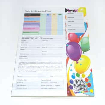 full colour party ncr pad