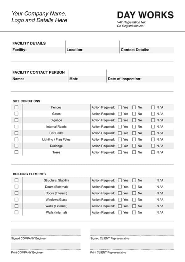 Product Image A4 NCR Maintenance Checklists 1